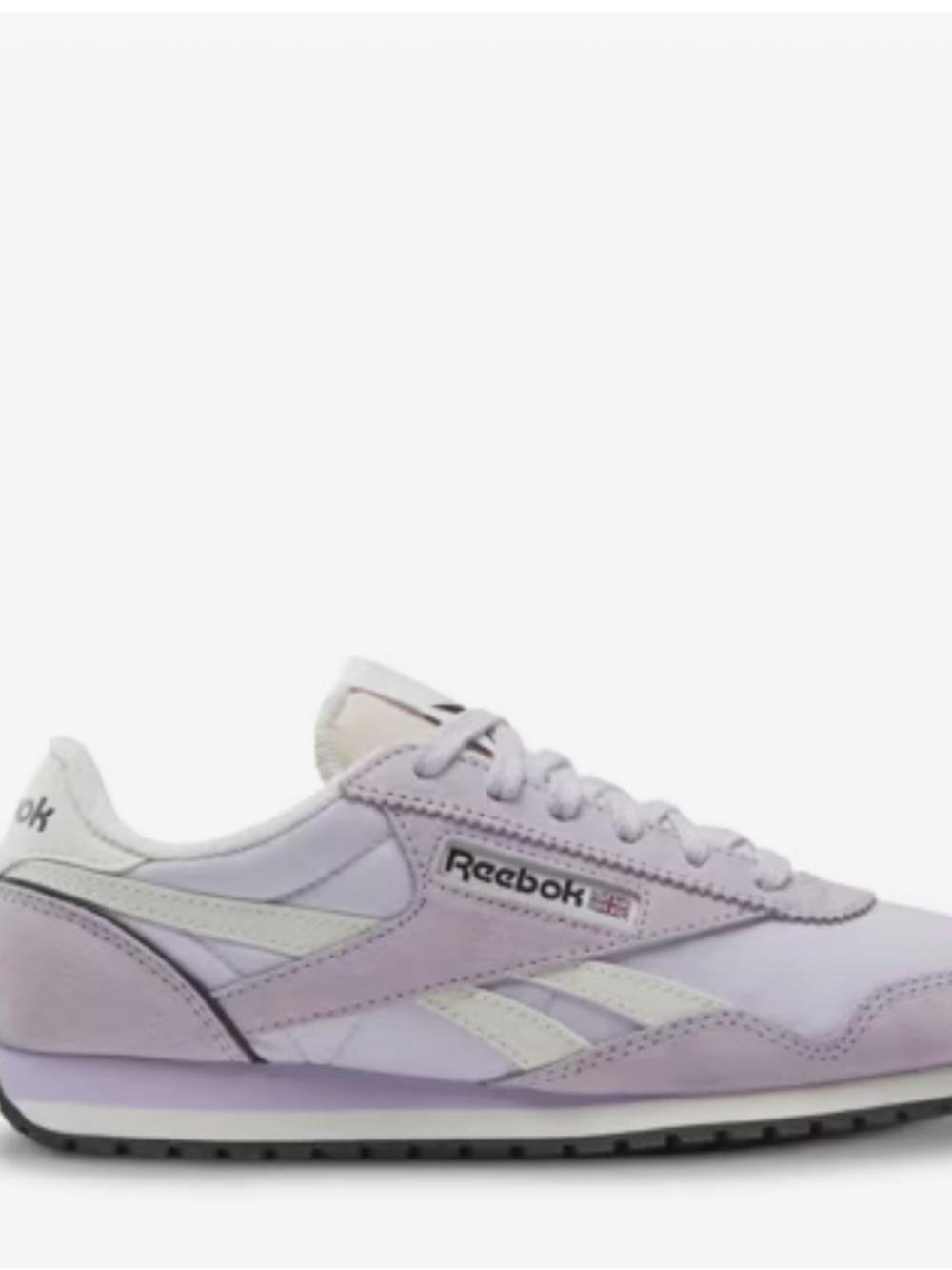 Reebok Women's Lavender and White Classic Sneaker